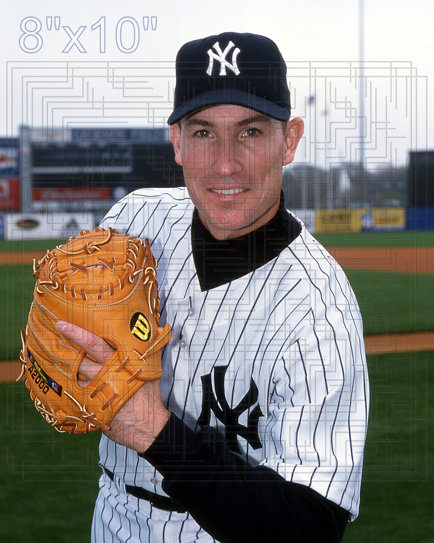 John Flaherty - 2003 New York Yankees - pose B - choose a size & style