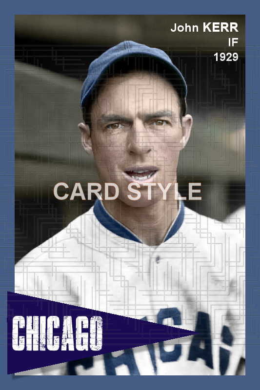 John Kerr - 1929 Chicago White Sox - choose a size & style
