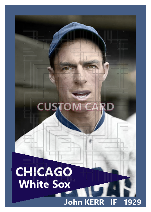 John Kerr - 1929 Chicago White Sox - choose a size & style