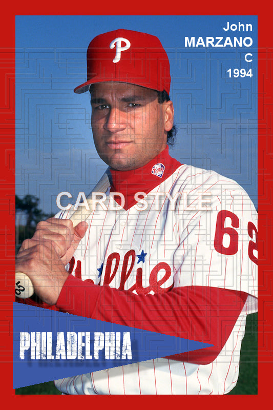 John Marzano - 1994 Philadelphia Phillies - choose a size & style