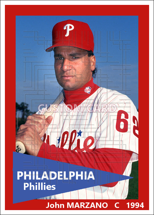 John Marzano - 1994 Philadelphia Phillies - choose a size & style