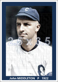 John Middleton - 1922 Cleveland Indians - choose a size & style