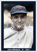 John Mihalic - 1937 Washington Senators - choose a size & style