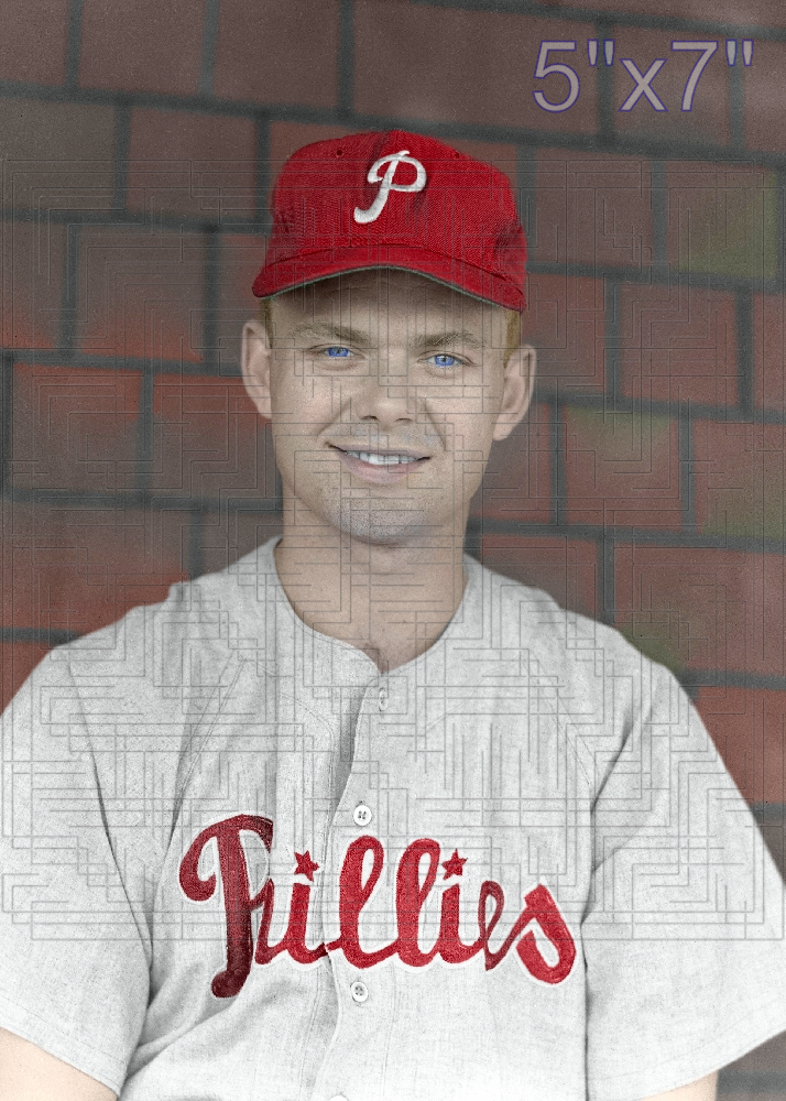 John Miller - 1956 Philadelphia Phillies - choose a size & style
