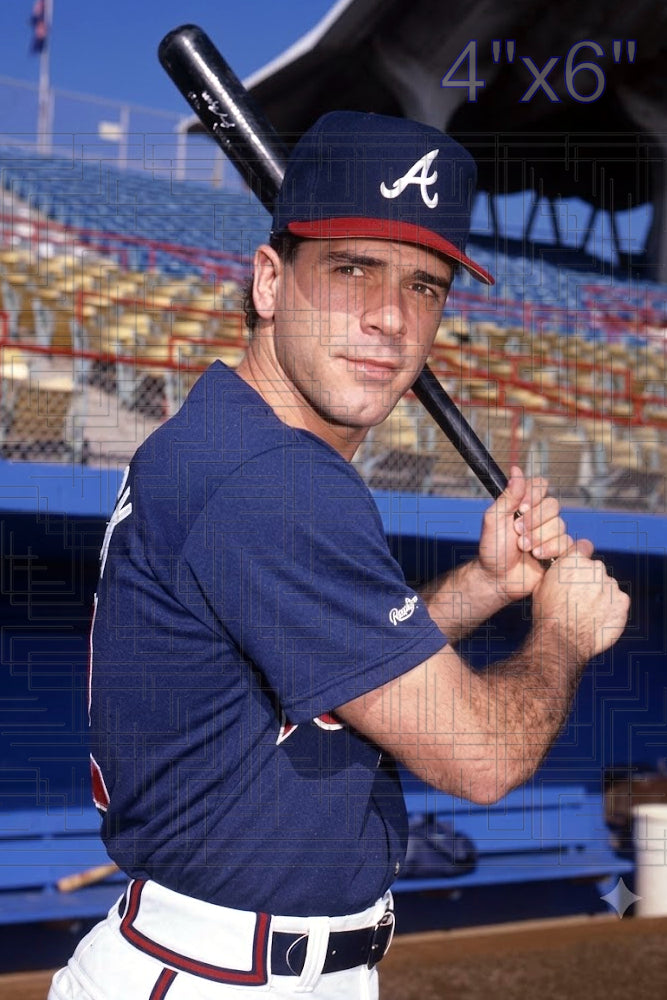 John Mizerock - 1989 Atlanta Braves - choose a size & style