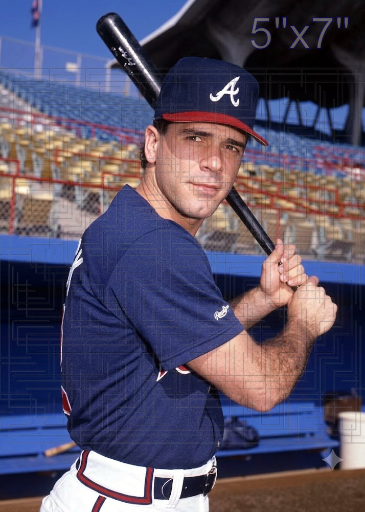 John Mizerock - 1989 Atlanta Braves - choose a size & style