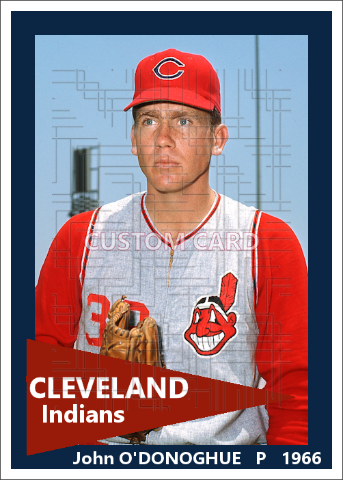 John O'Donoghue - 1966 Cleveland Indians - choose a size & style
