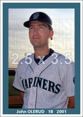 John Olerud - 2001 Seattle Mariners - choose a size & style