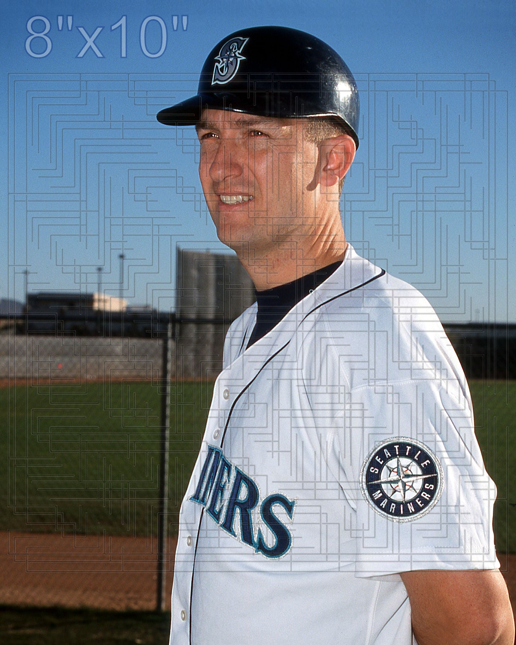 John Olerud - 2002 Seattle Mariners - choose a size & style