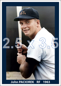 John Paciorek - 1963 Houston Colt .45s - choose a size & style
