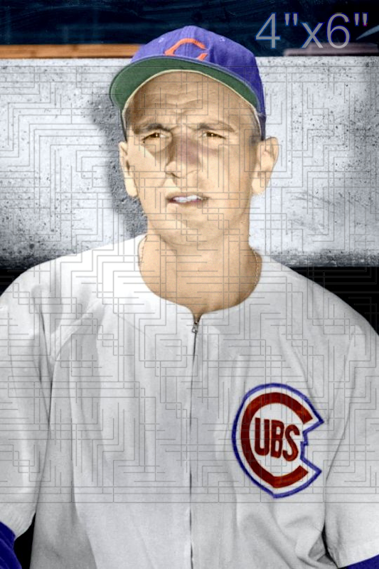 John Pyecha - 1954 Chicago Cubs - choose a size & style