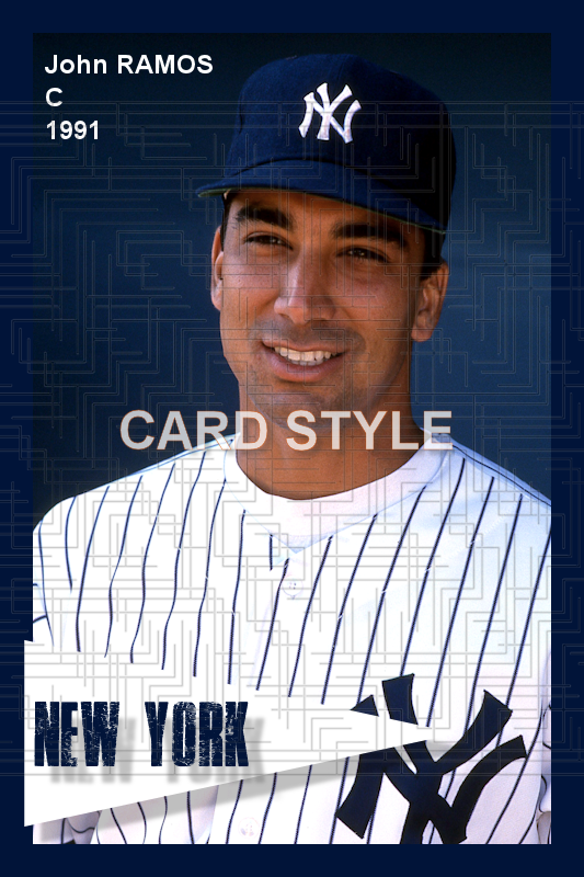 John Ramos - 1991 New York Yankees - choose a size & style