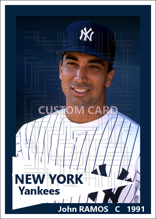 John Ramos - 1991 New York Yankees - choose a size & style