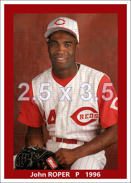 John Roper - 1996 Cincinnati Reds - choose a size & style