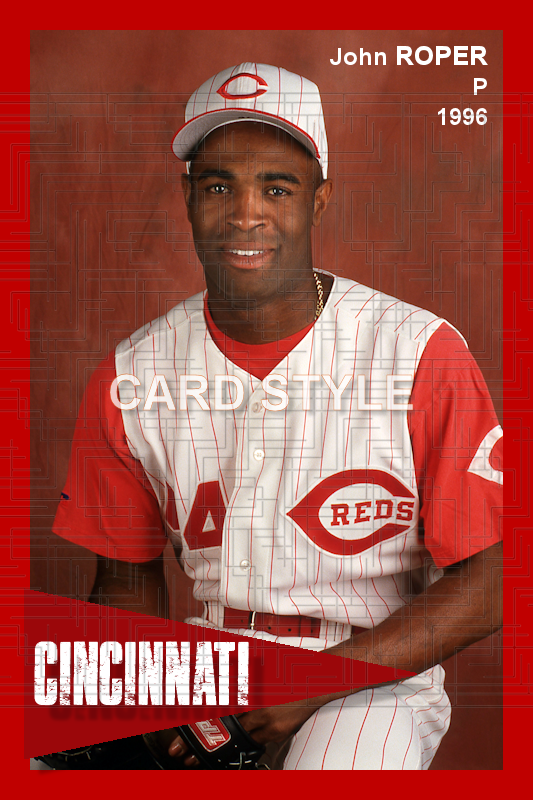 John Roper - 1996 Cincinnati Reds - choose a size & style