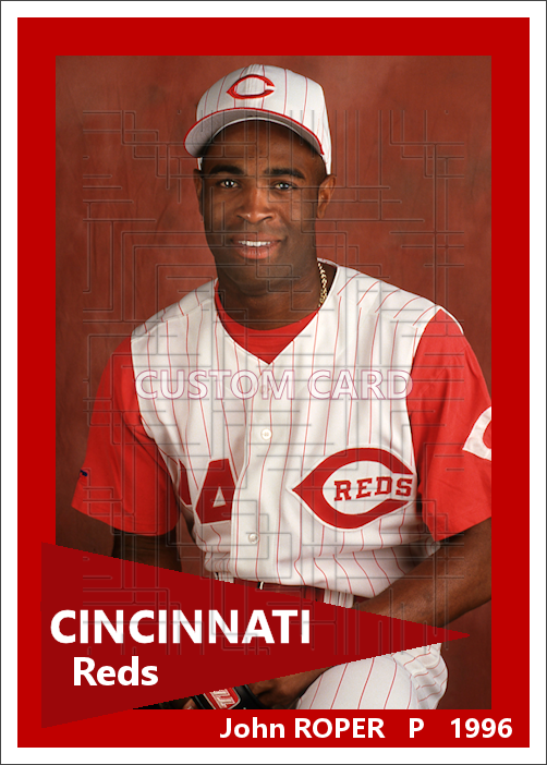 John Roper - 1996 Cincinnati Reds - choose a size & style