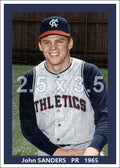 John Sanders - 1965 Kansas City Athletics - choose a size & style