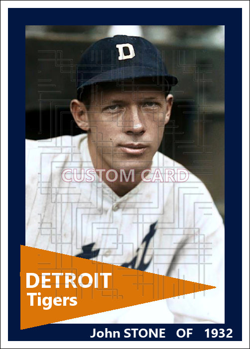 John Stone - 1932 Detroit Tigers - choose a size & style
