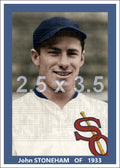 John Stoneham - 1933 Chicago White Sox - choose a size & style