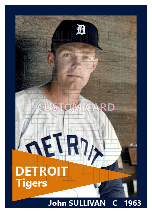 John Sullivan - 1963 Detroit Tigers - choose a size & style