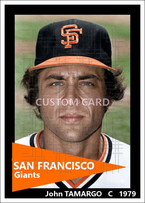 John Tamargo - 1979 San Francisco Giants - choose a size & style