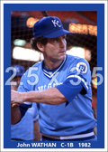 John Wathan - 1982 Kansas City Royals - choose a size & style