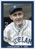 Johnny Allen - 1936 Cleveland Indians - choose a size & style