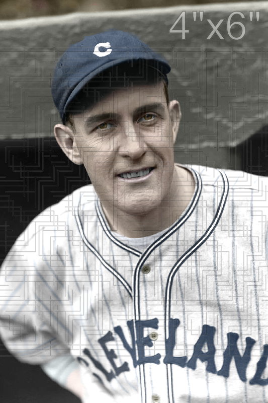 Johnny Allen - 1936 Cleveland Indians - choose a size & style