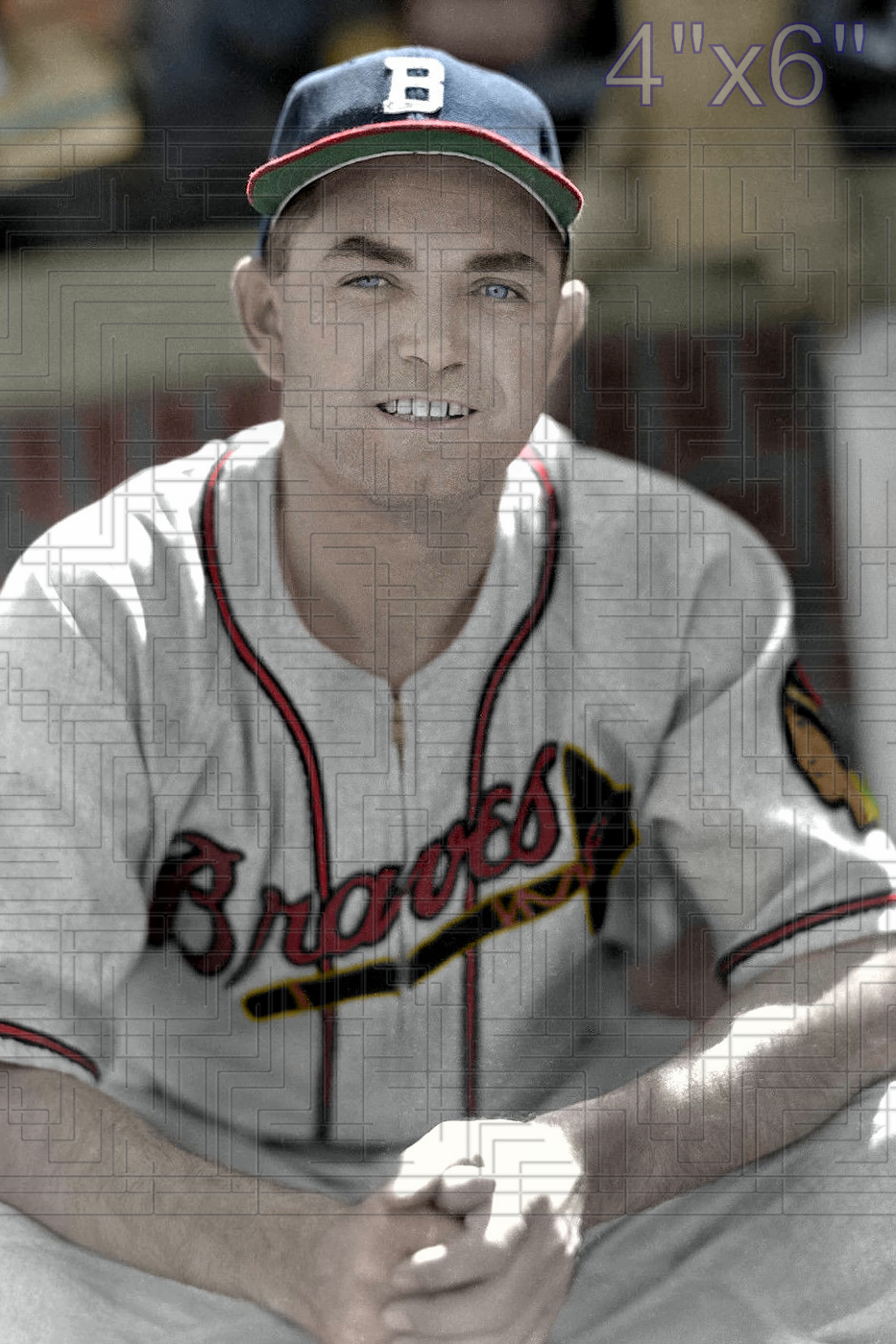Johnny Barrett - 1946 Boston Braves - choose a size & style