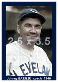 Johnny Bassler - 1940 Cleveland Indians - choose a size & style