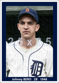 Johnny Bero - 1948 Detroit Tigers - choose a size & style