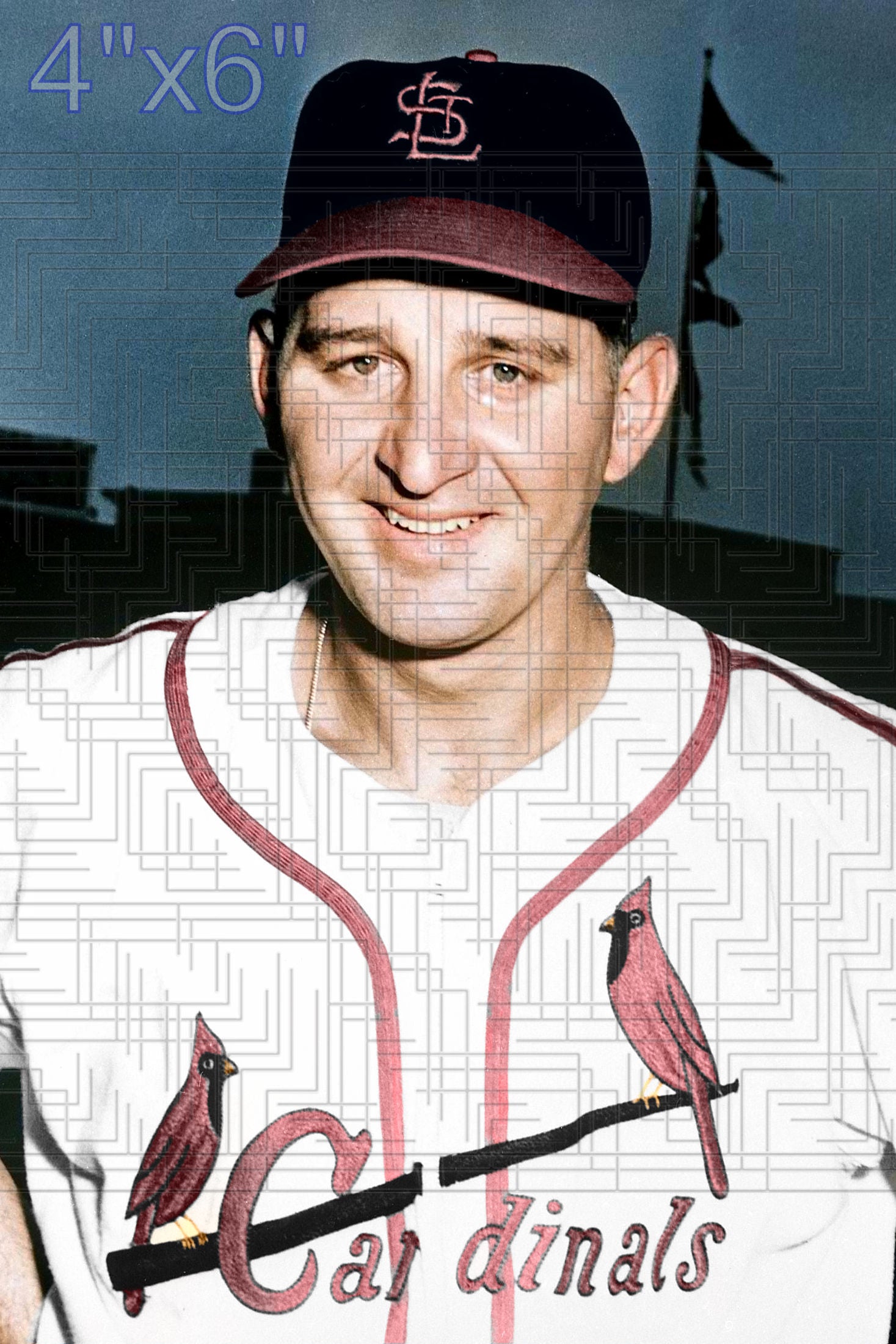 Johnny Blatnik - 1950 St. Louis Cardinals - choose a size & style