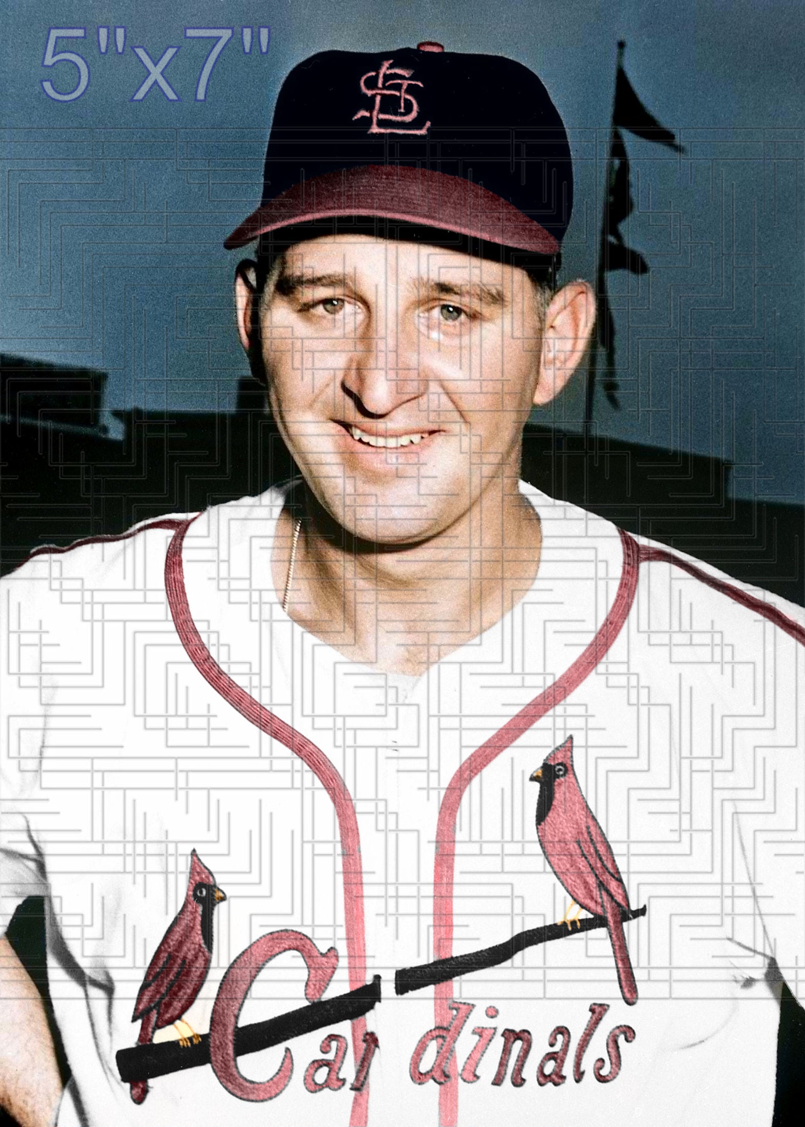 Johnny Blatnik - 1950 St. Louis Cardinals - choose a size & style