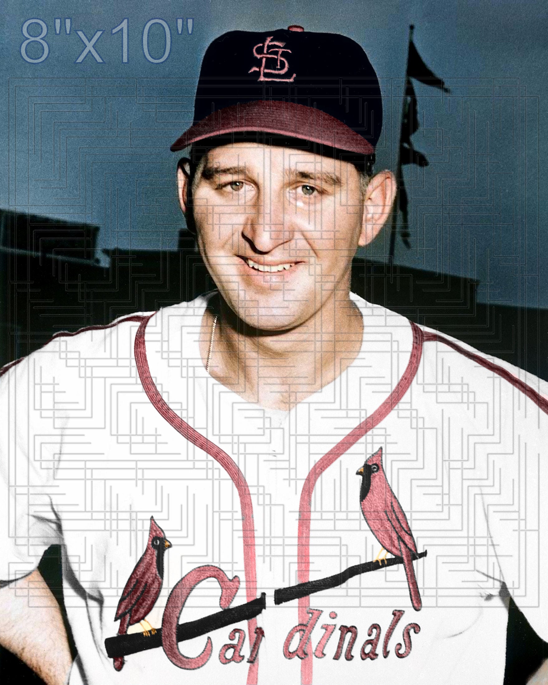 Johnny Blatnik - 1950 St. Louis Cardinals - choose a size & style