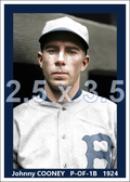 Johnny Cooney - 1924 Boston Braves - choose a size & style