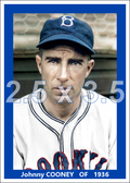 Johnny Cooney - 1936 Brooklyn Dodgers - choose a size & style