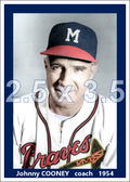 Johnny Cooney - 1954 Milwaukee Braves - choose a size & style