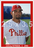 Johnny Estrada - 2002 Philadelphia Phillies - choose a size & style