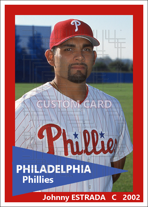 Johnny Estrada - 2002 Philadelphia Phillies - choose a size & style
