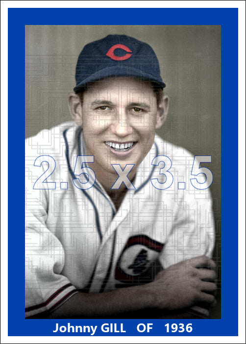 Johnny Gill - 1936 Chicago Cubs - choose a size & style