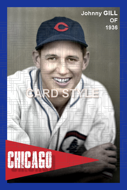 Johnny Gill - 1936 Chicago Cubs - choose a size & style