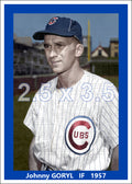 Johnny Goryl - 1957 Chicago Cubs - choose a size & style