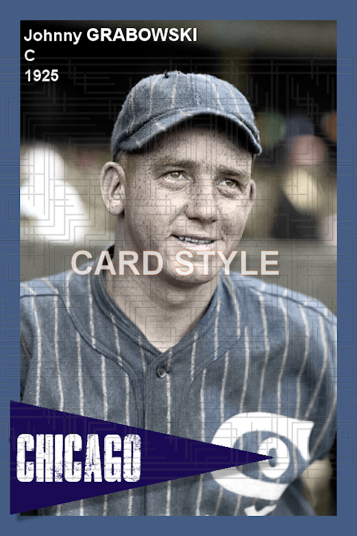 Johnny Grabowski - 1925 Chicago White Sox - choose a size & style