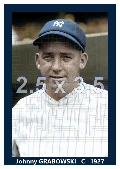 Johnny Grabowski - 1927 New York Yankees - choose a size & style