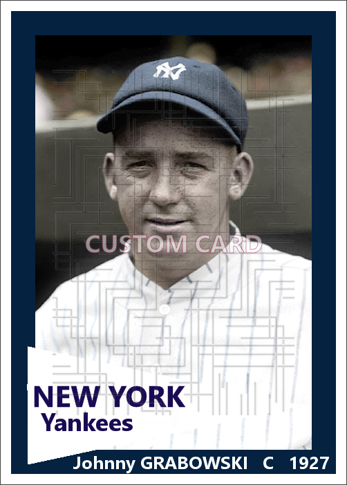 Johnny Grabowski - 1927 New York Yankees - choose a size & style