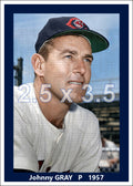 Johnny Gray - 1957 Cleveland Indians - choose a size & style