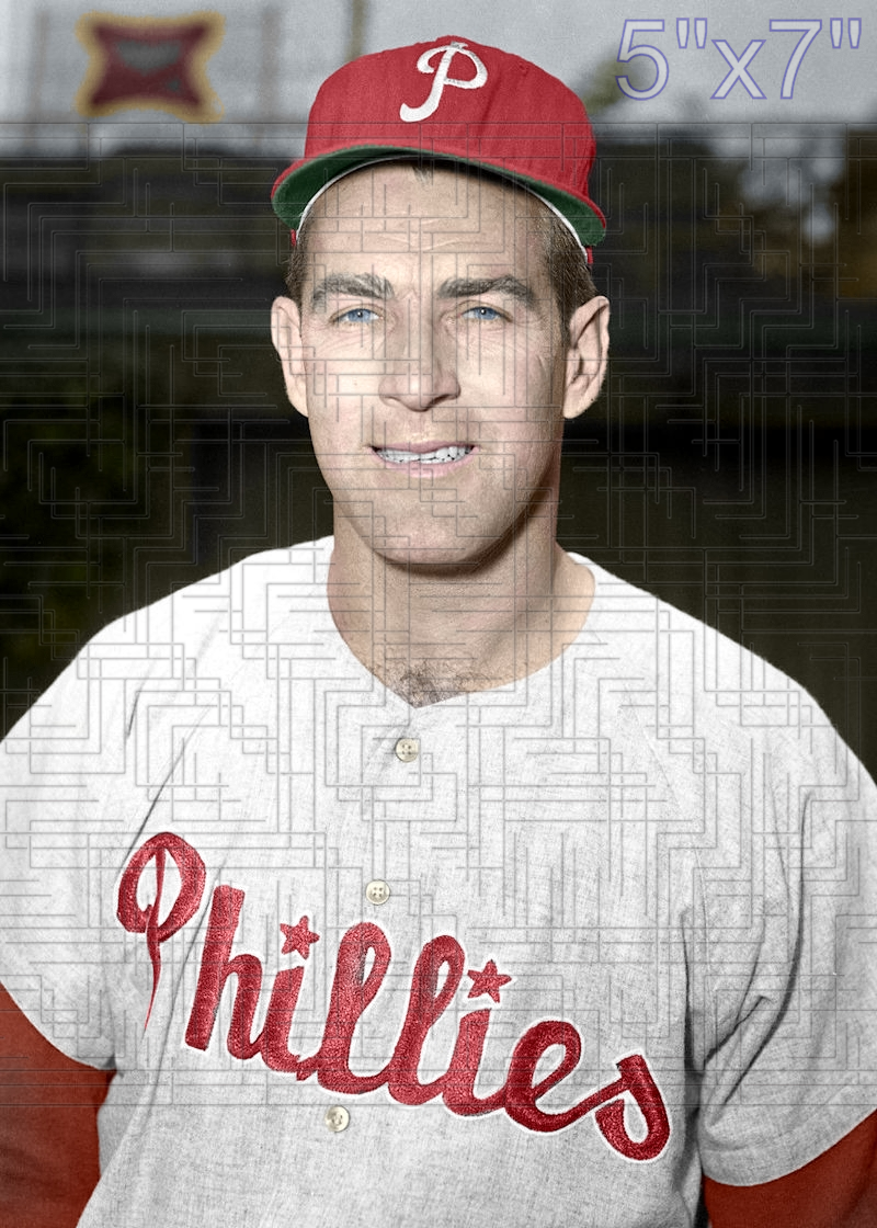 Johnny Gray - 1958 Philadelphia Phillies - choose a size & style