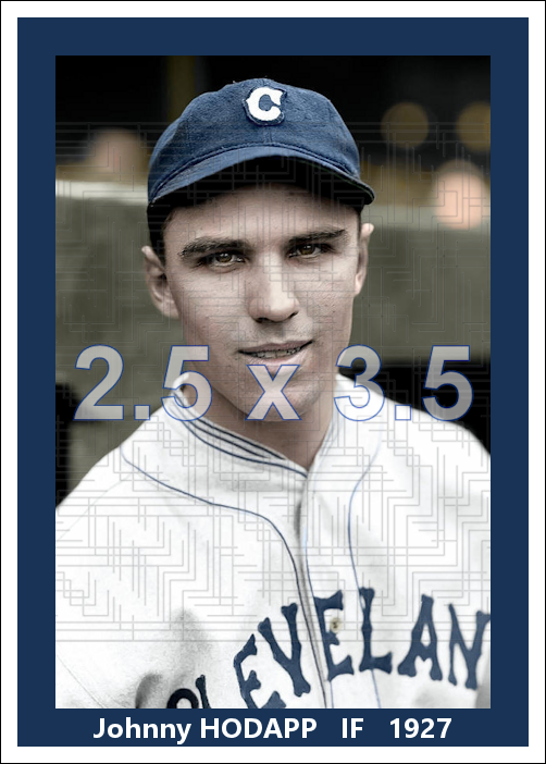 Johnny Hodapp - 1927 Cleveland Indians - choose a size & style