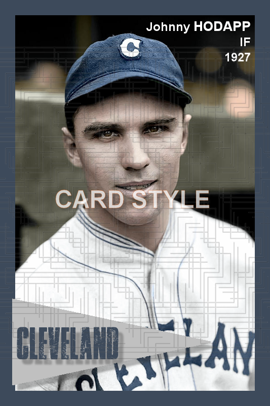 Johnny Hodapp - 1927 Cleveland Indians - choose a size & style