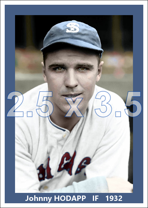 Johnny Hodapp - 1932 Chicago White Sox - choose a size & style